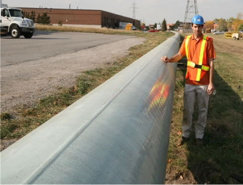 Pipe coating service
